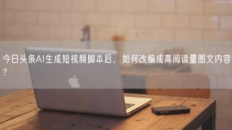 今日头条AI生成短视频脚本后，如何改编成高阅读量图文内容？