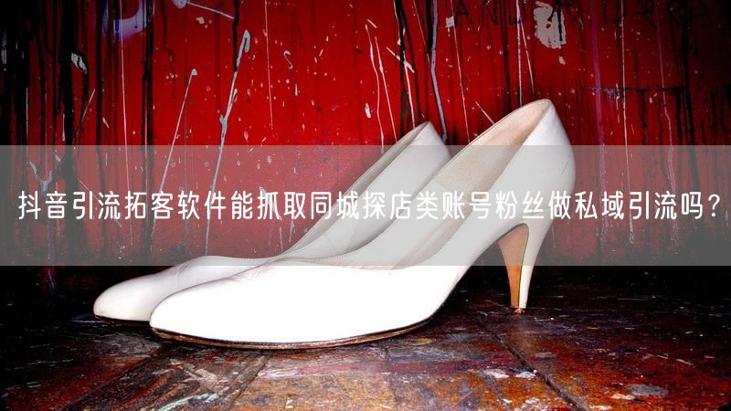 抖音引流拓客软件能抓取同城探店类账号粉丝做私域引流吗？