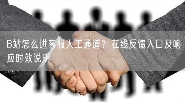 B站怎么进客服人工通道？在线反馈入口及响应时效说明